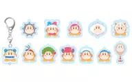 Conjunto de 12 tipos "Star Kirby and Waddy Collection with Acrílico Keychain"