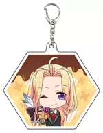 Vino von Ronzard "Dame×Prince(DamePri) ANIME CARAVAN Valentine SD Acrylic Key Holder (Hexagonal) 01"
