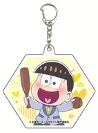 Jushimatsu 「 Osomatsu Valentine SD Acrylic Key Holder (Hexagonal) 02 」