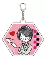 間宮春一 「ダウト～嘘つきオトコは誰?～ グラフアートデザイン アクリルキーホルダー」