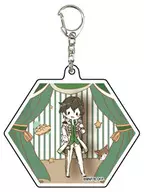 Itsuki Katagiri "Doliches! R Acrylic Key Holder (Hexagonal) Graph Art Design"
