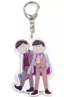 Osomatsu & Todomatsu 「 Osomatsu ×PRONTO IL BAR UDX Akiba Ichiten Second pair acrylic key holder collection 」