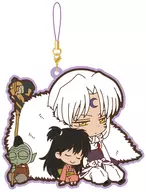 Sesshomaru & Rin & Jimi "Rumiko Takahashi Ruumiku Collection Pair☆Rubber Strap Collection (Inuyasha Collection)"