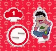 Osomatsu Acrylic Stand Key Holder "Osomatsu and Osomatsu 's WEB Demarquía" D-1 Award