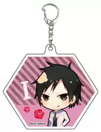 Izaya Orihara "DuRaRaRa!!x2 White Day Acrylic Key Holder 6 Square"