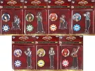 7-Type Set IDOLiSH7 Acrylic Stand & metal badge Set "Ichiban KUJI Irish Seven ~ 12 Dealer Show! ~" D Prize