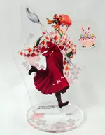 Kagura "Ichiban Cafe GINTAMA. ~ At the Spring Tea Party, the usual guy looks like a different guy ~ Acrylic Stand Tea Party"