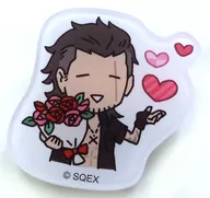 "Final Fantasy XV×SQUARE ENIX CAFE Memo Clip" (Coração / Bouquet) (Coração/Buquê)