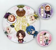 佐伯大地(岩融)＆大平峻也(今剣) デフォルメキャラ缶ミラー＆缶バッジBセット 「ミュージカル『刀剣乱舞』」