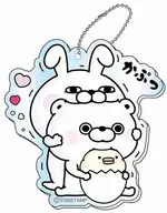 Rabbit & Kuma D Acrílico Key Chain "Yoshi stamp"
