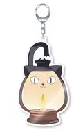 Nyan Tan Acrylic Key Holder "Laid-Back Camp△"