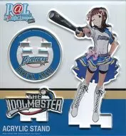 Tenkai Haruka (idol Master Cinderella Girls / Hokkaido Nippon-Ham Fighters) P @ L Collaboration Acrylic Stand 「 idol Master Series x Pa League Collaboration 」