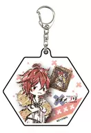 Narek Isler de Myridonia "Dame×Prince(DamePri) ANIME CARAVAN Acrílico key holder Graph Art Design"
