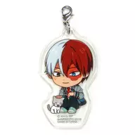Shoto Todoroki Acrylic Charm Mini Character "Ichiban KUJI MY HERO ACADEMIA ~ Cat and Break ~" D Prize