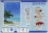 ミーナ＆テア アクリルジオラマ 「よこすかカレーフェスティバル2018×ハイスクール・フリート 横須賀女子海洋学校模擬店」