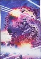 Yamato Shinbun (Kia Asamiya) BIG microfiber towel "STAR BLAZERS 2202 Love Warriors Chapter V Purgatory" theater goods