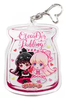 Ai & Ai's shadow drawing original acrylic key holder 「 Otoca D'or × Purinya Baton 」 target product Purchase benefits