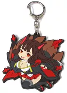 Akagi "Azure Lane" Porta-chaves de borracha do Departamento de Compras em Negócios "