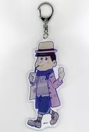 Todomatsu Acrylic Key Holder "Osomatsu × Marui"