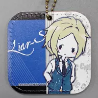 Suzu 乃千 ya 「 Dynamic Chord Leather Mirror Charm Graph Art Design 」