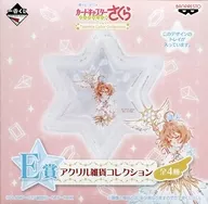 "Ichiban KUJI Anime Cardcaptor Sakura ~ Clear Card ~ Twinkle Color Collection" E Prize for Sakura Kinomoto Tray Acrylic Goods Collection