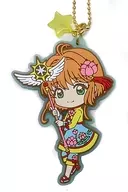 Sakura Kinomoto (Lotus Flower Pattern Chinese Style Battle Costume) Character Actor Rubber Charm 「 Ichiban KUJI Anime Cardcaptor Sakura - Clear Card - Twinkle Color Collection 」 G Award