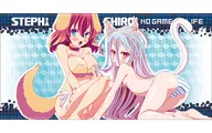 白色&史蒂芬妮・多拉120 cm大毛巾