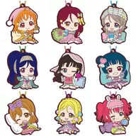 9-Type Set "Love Live! Sunshine! Capsule Rubber Mascot 10"