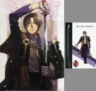 [A la Carte] Heshikiri Hasebe A4 plastic trasparent file folder & postcard set "Sword Dance -ONLINE - × Kuroda Family Treasure Exhibition"