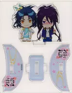 Taikogane Sadamune? & Fudo Yukimitsu Nendoroid Plasu Yura Acrílico stand "Blu-ray/DVD Continued Touken Rambu Hanamaru No. 3-4" Good Smile Online Shop Purchase benefits