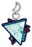 F pattern neon acrylic mascot "Sankaku window outside is night"
