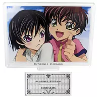 Leloush & Suzak (Infância) Placa acrílica com suporte ~ The LEGEND of GEASS ~ "Code Gears Rebellion Leloush III Imperial Way" Sega Limited