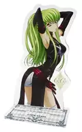 C. C. (Traje Preto) Placa acrílica com suporte ~ The LEGEND of GEASS ~ "Code Gears Rebellion Roush III Imperial Way" Sega Limited