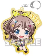 Saya Yamabuki (Poppin' Party) Sparkling Acrylic Key Holder 「 Bang Dream! Girls Band Party! 」