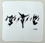 少年隊 ハンドタオル(ホワイト/シルエット)