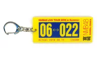 NMB48 PVC Ticket Key Holder "NMB48 LIVE TOUR 2018 in Summer" Miyagi venue limited