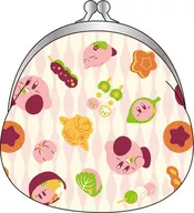 Kirby Fuwafu Wa Collection Chirimen Kirby and Mogu Mogu Japanese Confectionery Chirimen Gamaguchi "Hoshi-no Kirby"