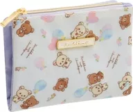 Kolirakkuma meets chai Leuko-bear theme mini pouch with tissue case 「 Rilakkuma 」