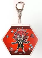 Niya Domeki "You don't know Gumma yet. Acrylic Key Holder 01. Graph Art Design"