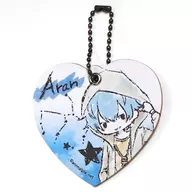Arean Suzune / Aran "starlit blue topia Character Leather Charm 01. Graph Art Design"