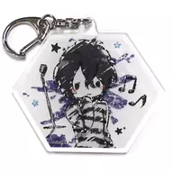 Shin Yuge / Arata "starlit blue topia acrílico key holder 01. graph art design"
