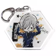 鈴音叶亜/Mr.Topia 「starlit blue topia アクリルキーホルダー 01.グラフアートデザイン」