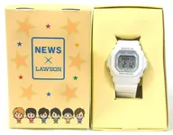 NEWS 腕時計(Baby-G SHOCK RESIST CASIO 3000 JA/ホワイト) NEWS×LAWSONキャンペーン チャレンジ!700円でポン!懸賞コース当選品