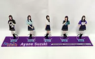 Ayane Suzuki Individual Acrylic Stand Set (5-Type Set) "Nogizaka46 Midsummer National Tour 2018" Memorial Item Nogizaka46 Official Web Shop Reservation Only