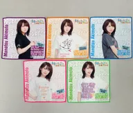 Akimoto Midsummer Individual Mini Towel Set (5 types set) "Nogizaka46 Midsummer National Tour 2018" Memorial Item Nogizaka46 Official Web Shop Reservation Only