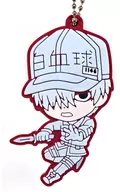 White blood cells (neutrophils) "Cells at Work! Hataraku! Capsule Rubber Mascot"