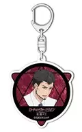 Isshin Kakihara Acrylic Key Holder "Lord of Vermillion King of Red Lotus"