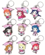 All 9 kinds set "Love Live! Sunshine! Trading Rubber Key Ring Ver. 3 Scheffe Thanksgiving 2018 Aqours" Scheffe Thanksgiving 2018 ~ Go! Go! Shanshanland ~ Goods