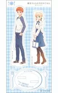 Shiro & Saber Acrylic Stand "Mamemiya's Meal of the Day"