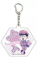 Todomatsu "Osomatsu Graphic Art Design Acrylic Key Holder 03. Scene photograph Ver."